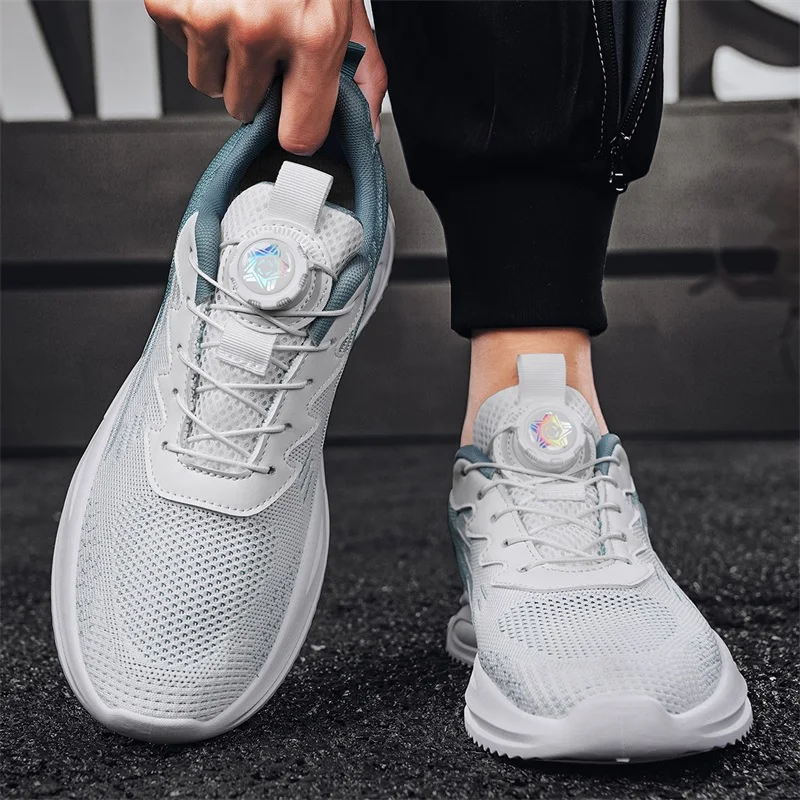 

New Casual Sports Shoes Men's Comfortable Four Season Thick Soled Breathable Wear-resistant Casual Sneakers Zapatillas Hombre