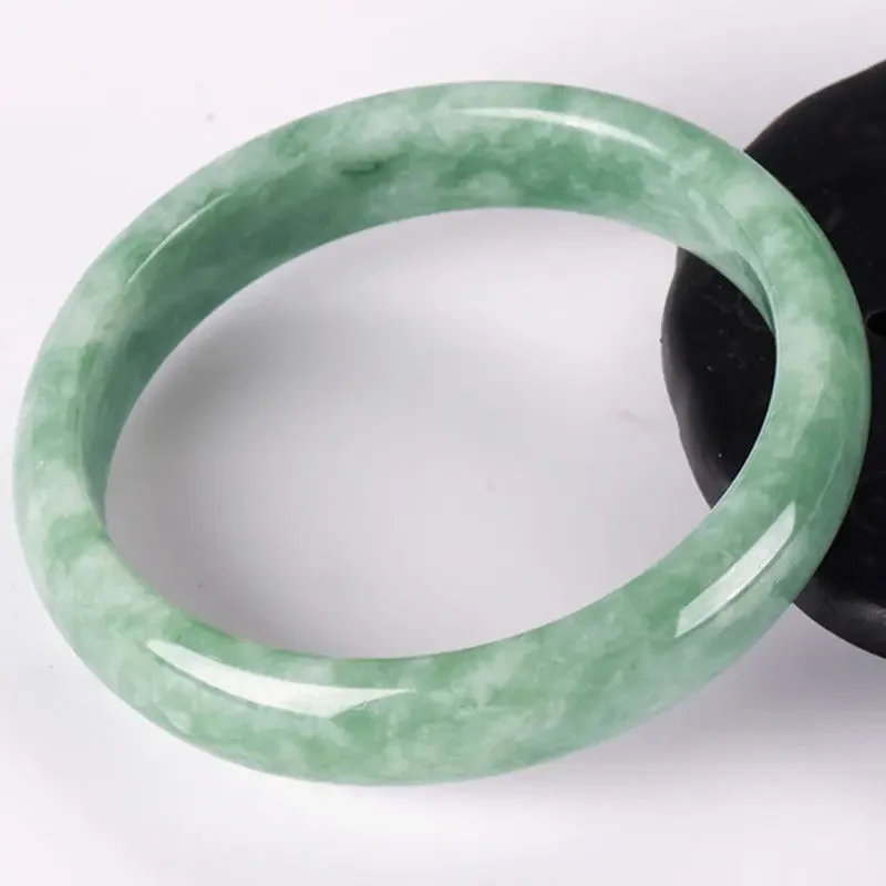 

Chinese Green jade Bracelet 52-64mm Charm Jewellery Fashion Accessories Hand-Carved Man woman Luck Amulet Gifts