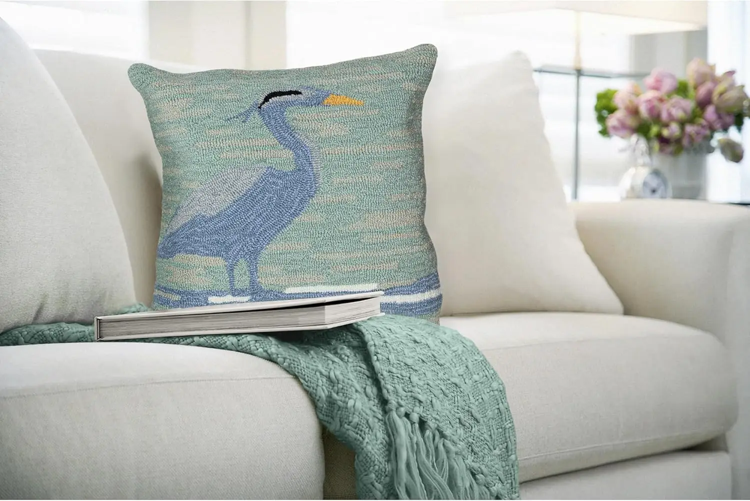 Decorative, Inserts & Covers Blue Heron Lake Throw Pillows, 18