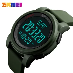 SKMEI 1257 reloj hombre Sport Watch Men Alarm Clock 5Bar Waterproof Watches Multifunction Digital Watch