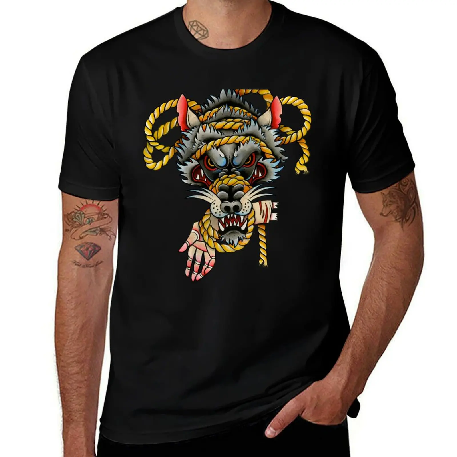 Binding of Fenrir T-Shirt Casual Holiday Short Sleeve Tee T-Shirt