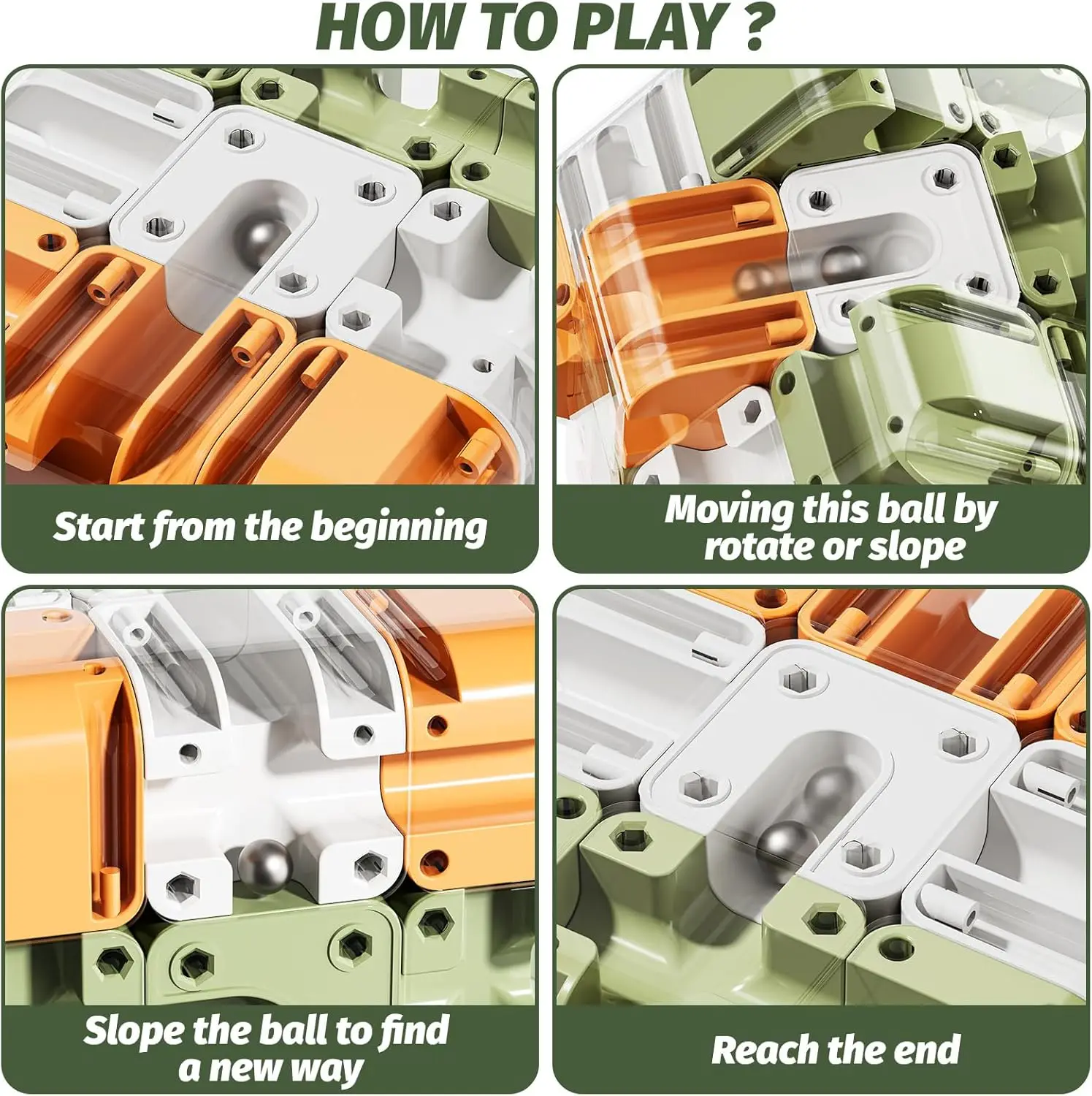 لغز مكعب المتاهة، ألغاز متاهة كبيرة ثلاثية الأبعاد مكعب المتاهة - لعبة دعابة الدماغ المثير، ألغاز كرة المتاهة السحرية ثلاثية الأبعاد، ماجى الرخام