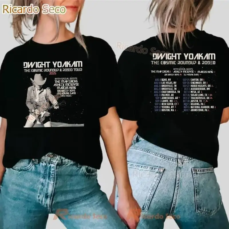 Dwight Yoakam 2025 The Cosmic Roundup & Rodeo Tour T-shirt