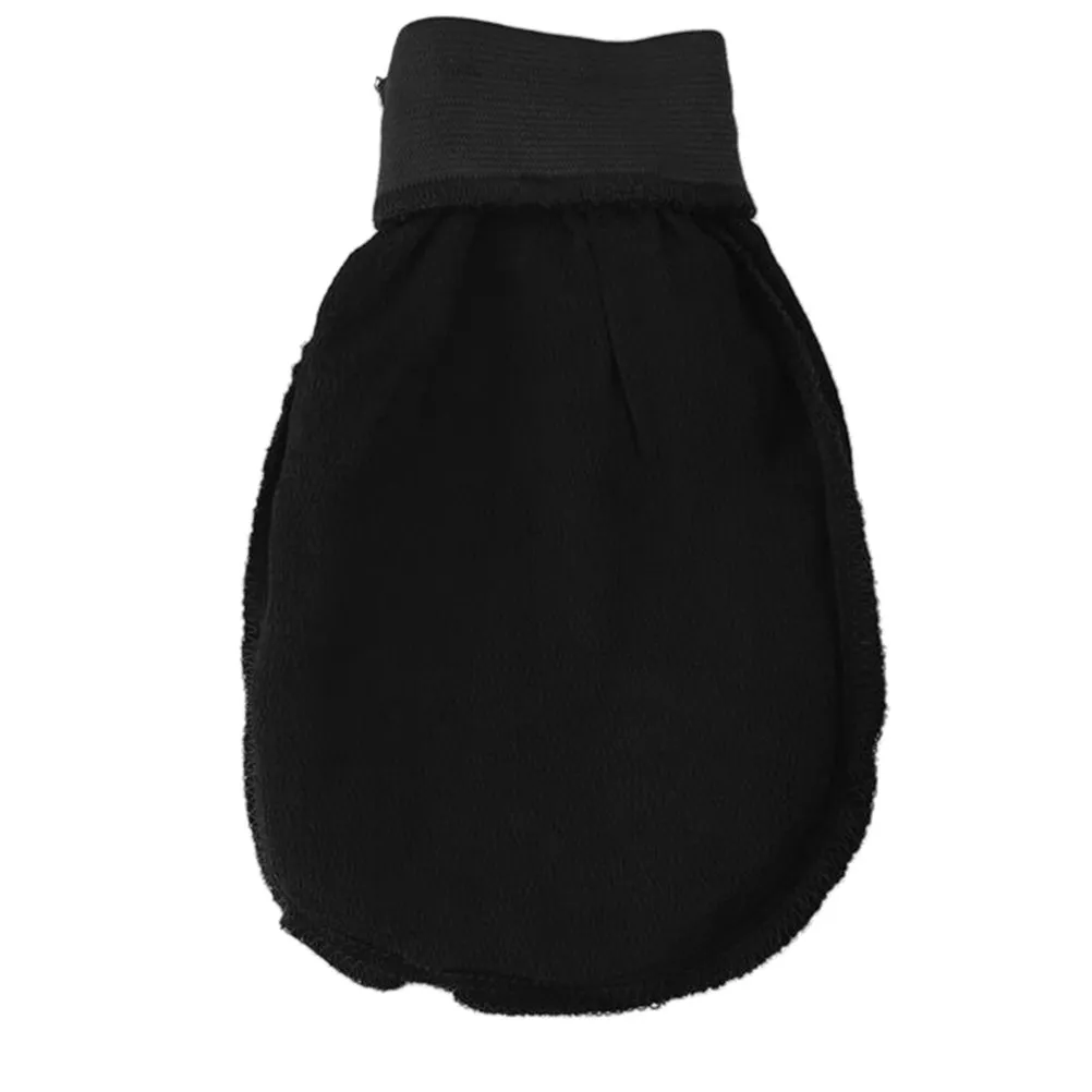 Body Scrub Glove Soft Viscose Exfoliator with Elastic Band Fastening Tie Lanyard for Easy Hang Quick Dry Machine Washable Bath