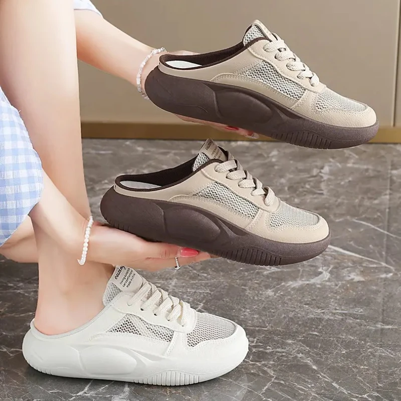 

Smooth Upper Ladies Summer Sandals Neat Appearance Anti Slip Sole Daily Commute Outdoor Walking Footwear