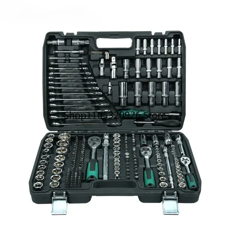 216 Piece Herramientas Auto Repair Spanner Ratchet Wrench Steel Car Tool DIY Automotive Mechanic Home Tool Kit Set
