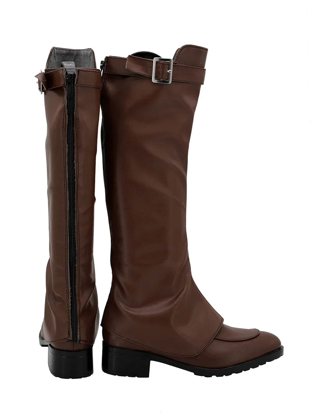 أحذية آشلي جراهام التأثيرية أحذية جلدية بنية مقاس مخصص للرجال والنساء