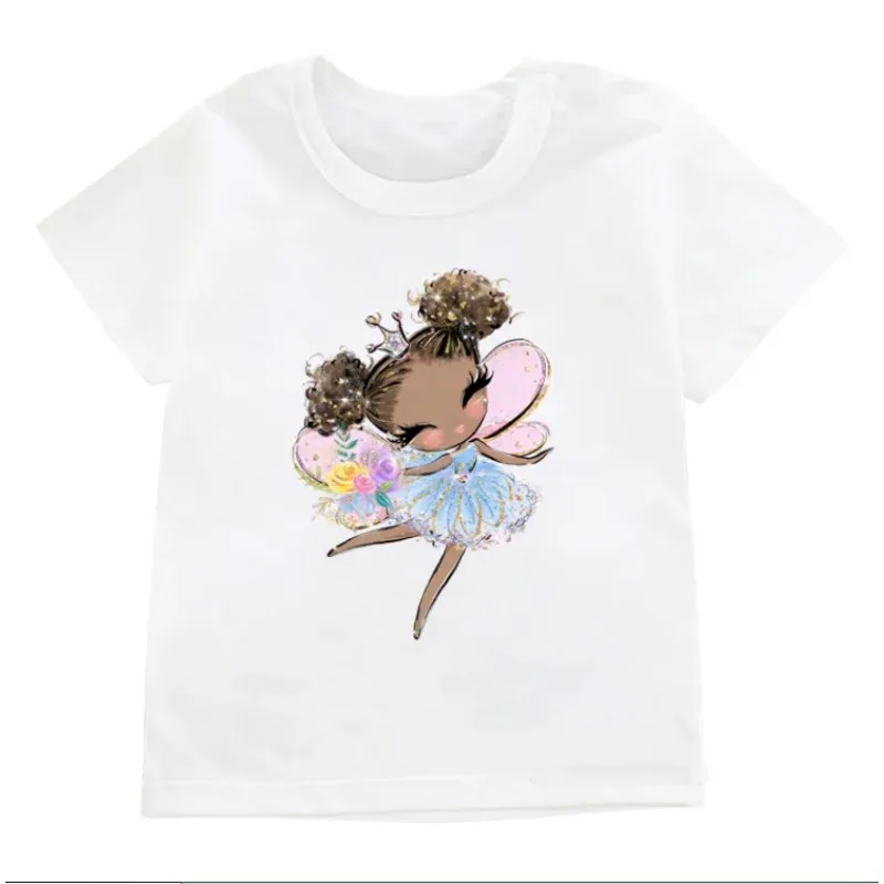 Camiseta con estampado divertido para amantes del Ballet, ropa para niños, camisa blanca Harajuku, ropa Kawaii, novedad de verano