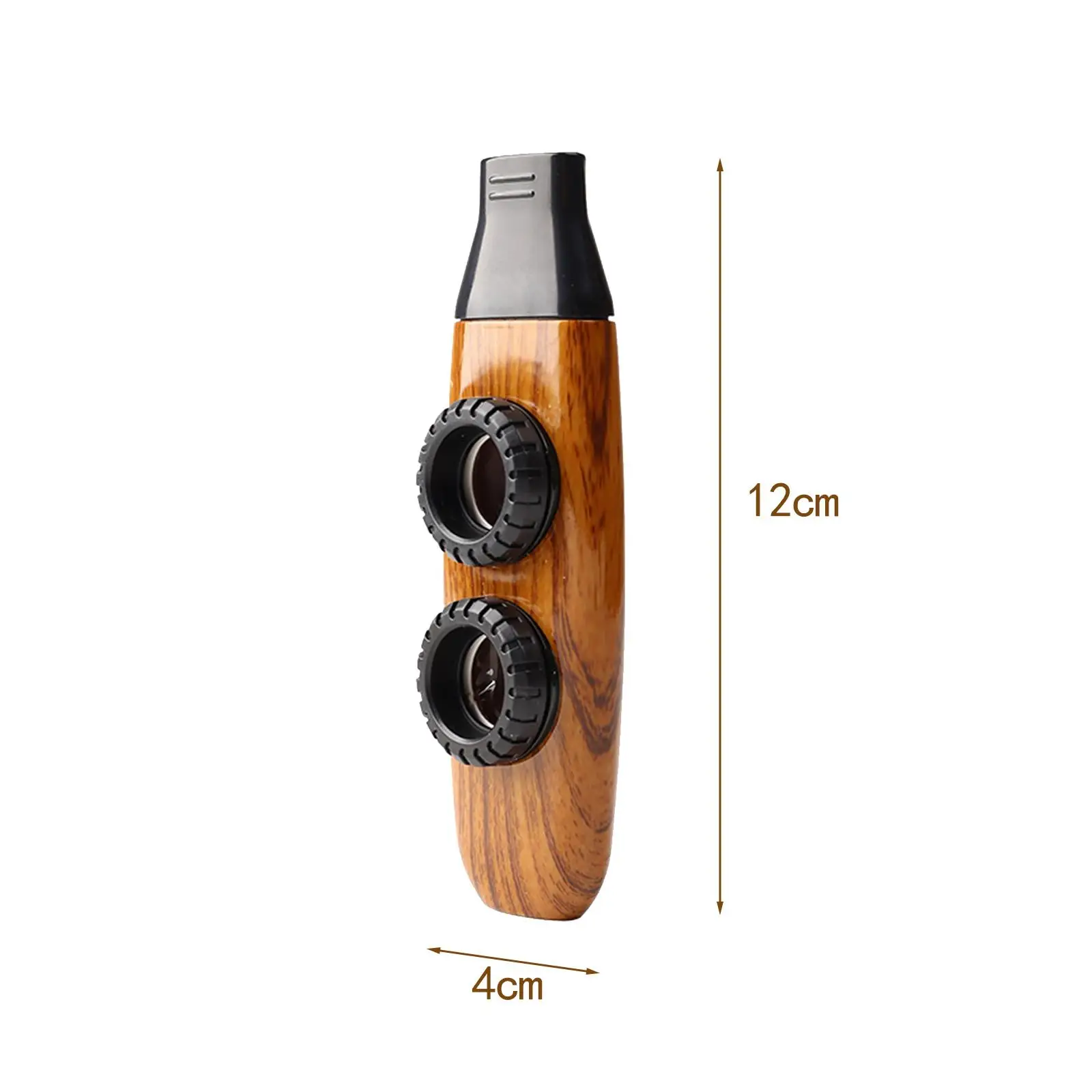 Portable Kazoo Kazoo Instrument Easy to Learn Mini Music Accompaniment Double Hole Design Teens Music Lovers Starters Kids