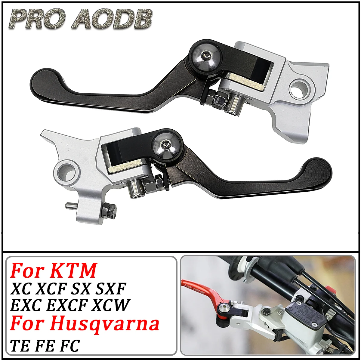 

Motorcycle CNC Handles Clutch Brake Lever For KTM SX SXF XC XCF XCW XCFW 125-500cc 2014-2023 For Husqvarna TE TC FE Universal