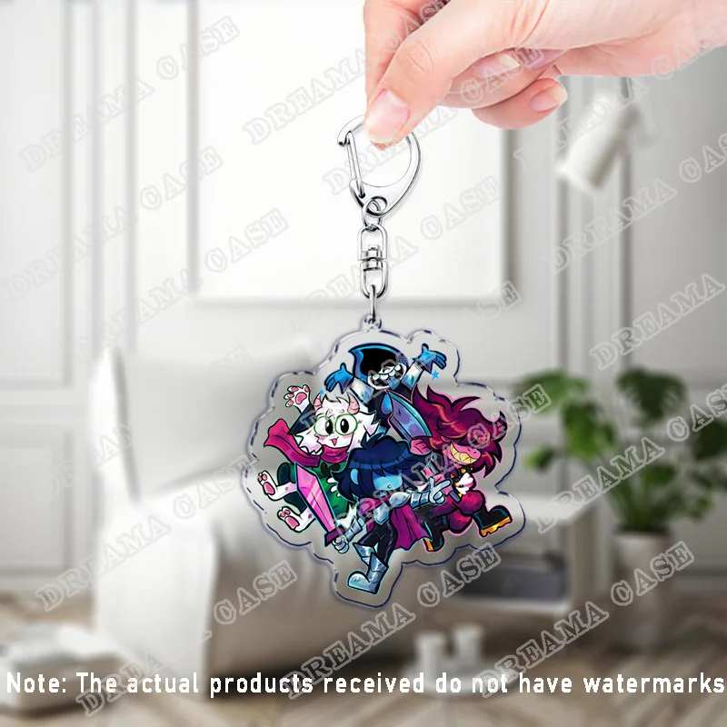 Deltarune Tenna المفاتيح اكسسوارات حقيبة Charms Undertale السيد Tenna هوائي Lanino ميمي سلاسل المفاتيح Keyrings مجوهرات المشجعين هدية