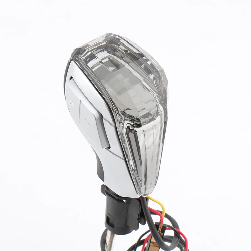 

New For cruze gear knob Orlando crystal handle with led light transmission handle Gear stick Gearbox car accessories