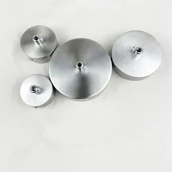 Stainless Steel Ceiling Plate High Quality Pendant Lamp Disc Fixed Base Silver Round Straight-side Panel Lamp Accessories Canopy