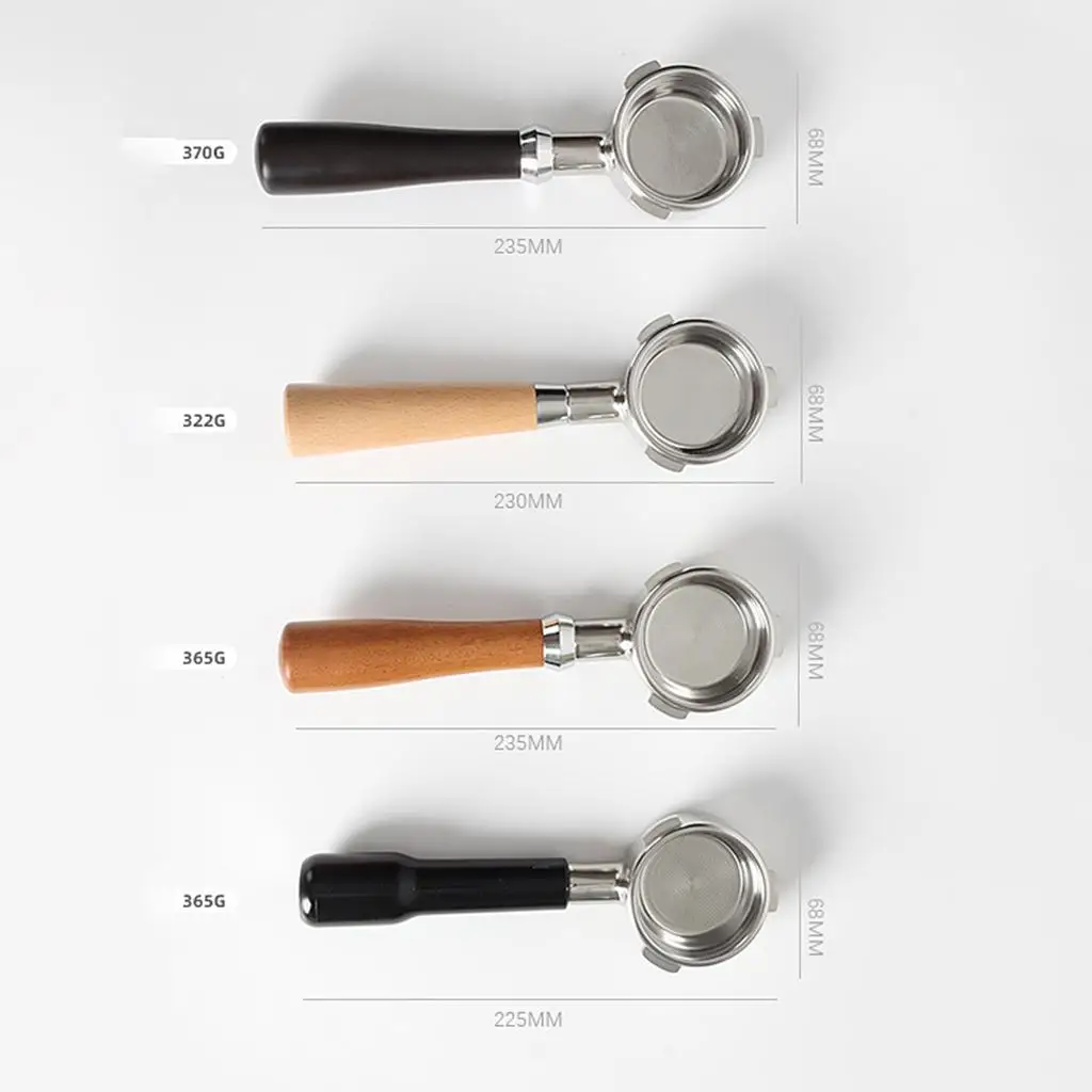 La manija del café expreso del café del portafiltro sin fondo de la máquina de café reemplaza