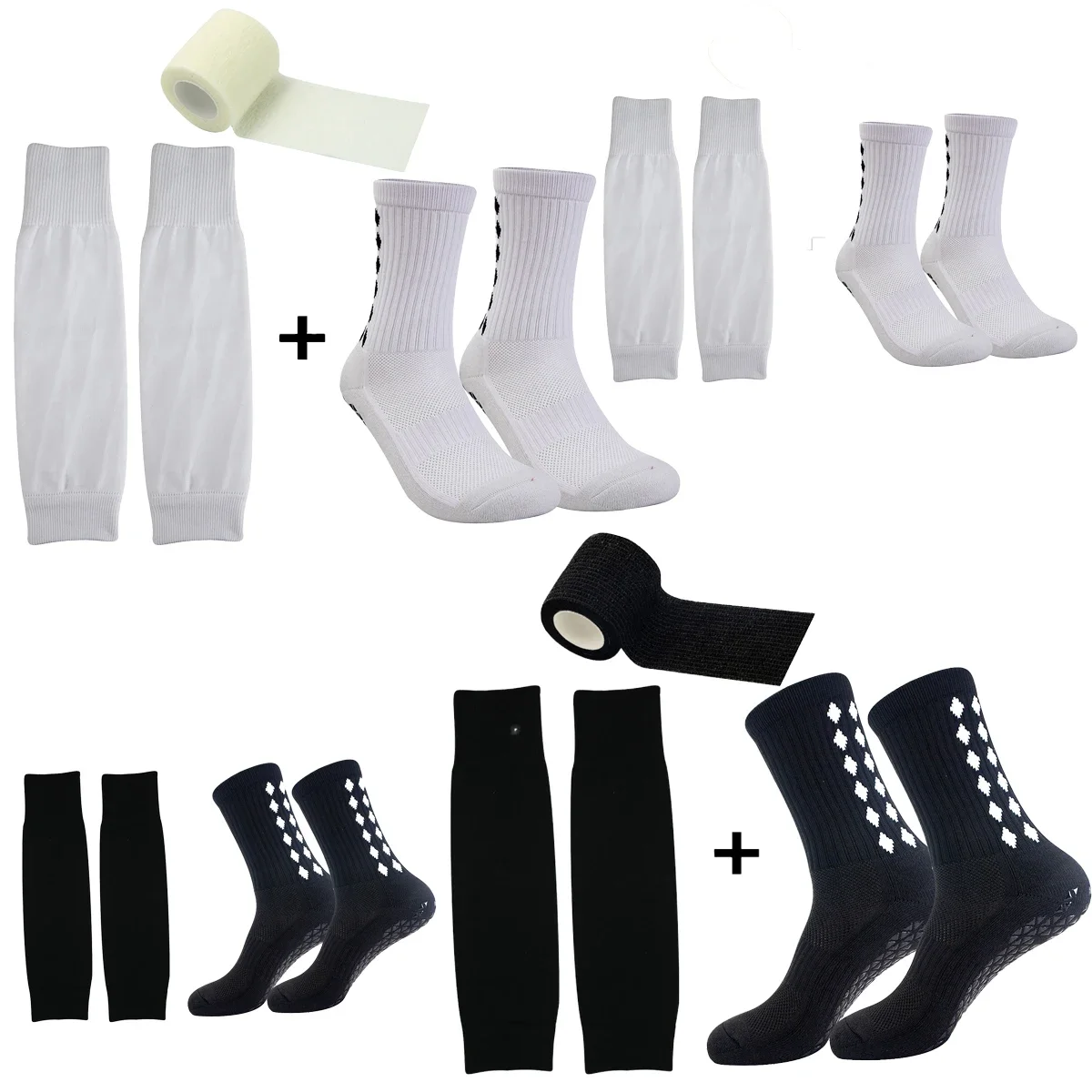 جوارب رياضية مكونة من 3 قطع للرجال والكبار والأطفال، جوارب عصرية لكرة السلة وكرة القدم والصيف بلون سادة وقابلة للتنفس للياقة البدنية