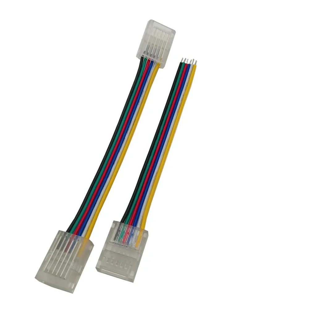 2pin 3pin 4pin 5pin 6pin Connector Solderless Adapter For 3528 5050 RGB RGBW RGBCCT LED Strip