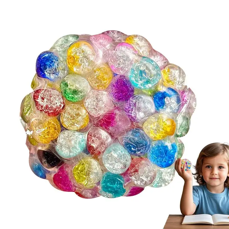 كرات الإجهاد الصغيرة المحمولة ضغط الكرة معسر أداة تخفيف التوتر السبر تململ ضغط لعبة للمراهقين البالغين السفر