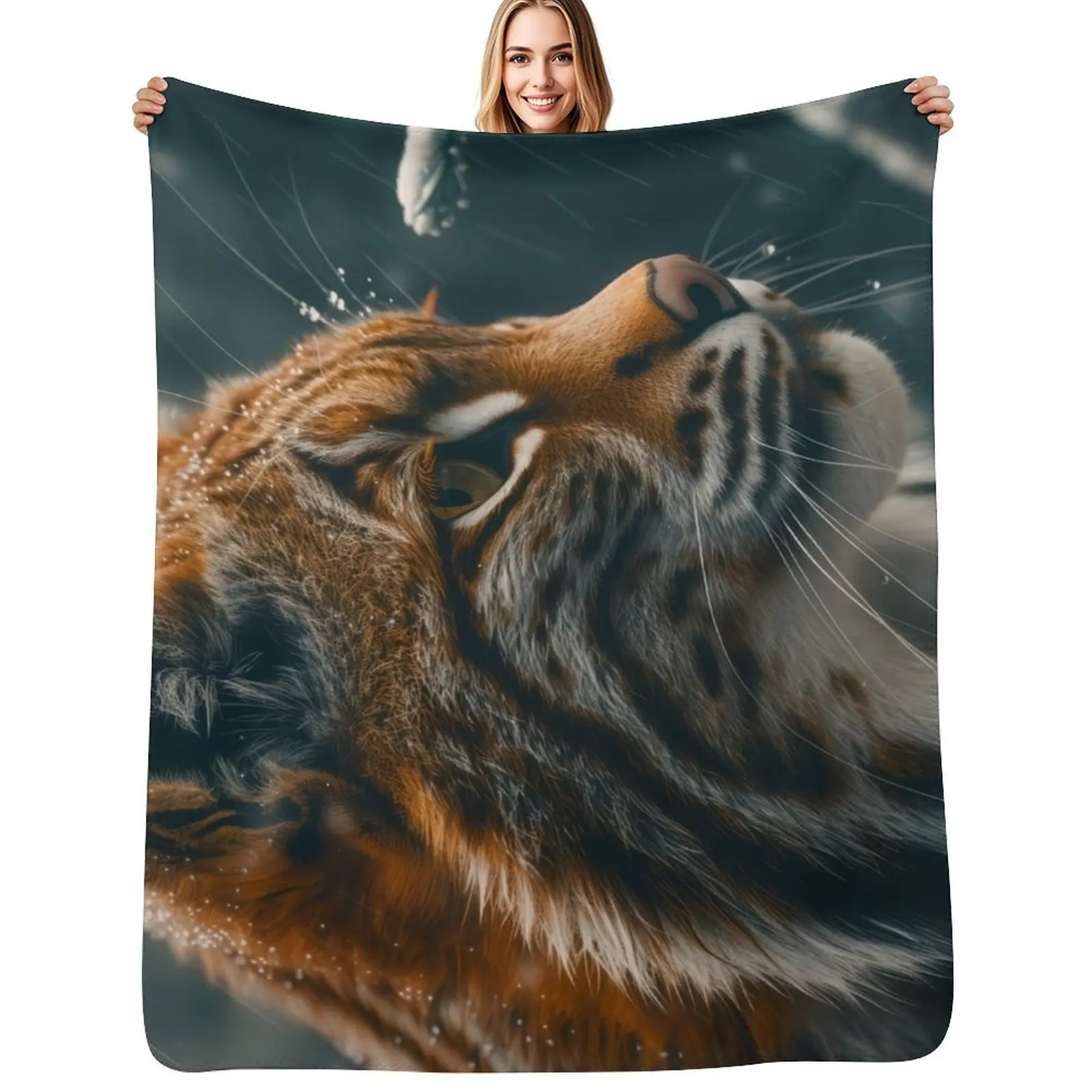 

Bobcat Winter Throw Blanket warm winter Moving Beautifuls Blanket