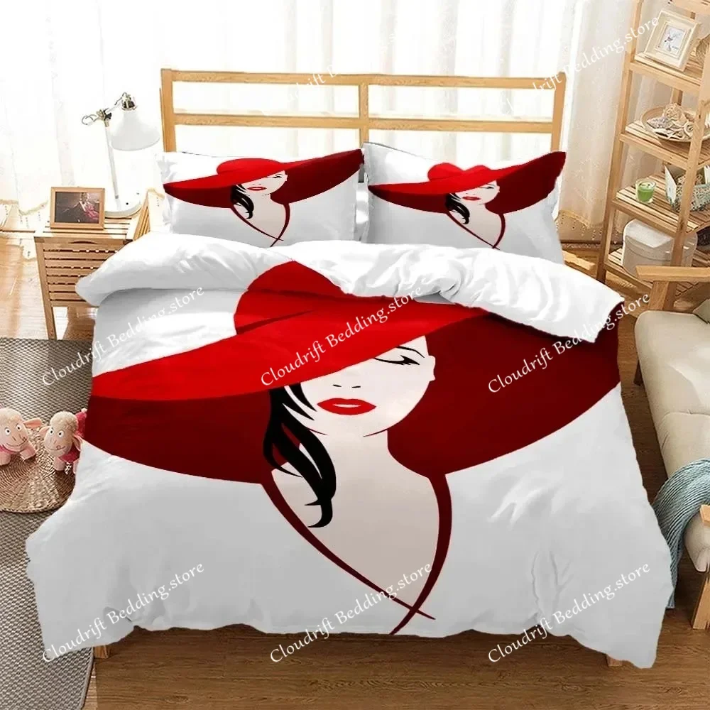 

Elegant and Minimalist Women Bedding Set Soft and Comfortable Comforter Bedding Sets Complete Size Customizable