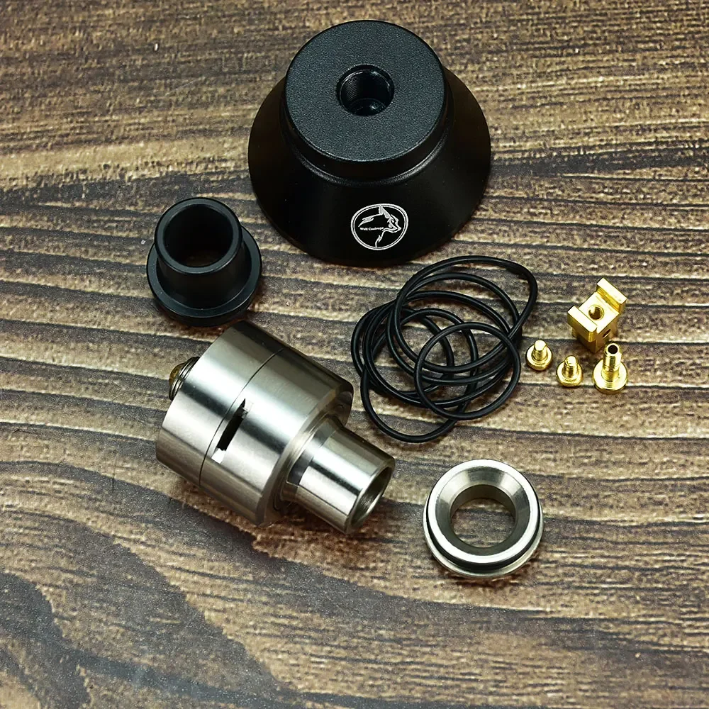 M-Atty RDA 22 mm de WolfCoolVape |   Pin BF del atomizador de goteo reconstruible 316SS MTL
