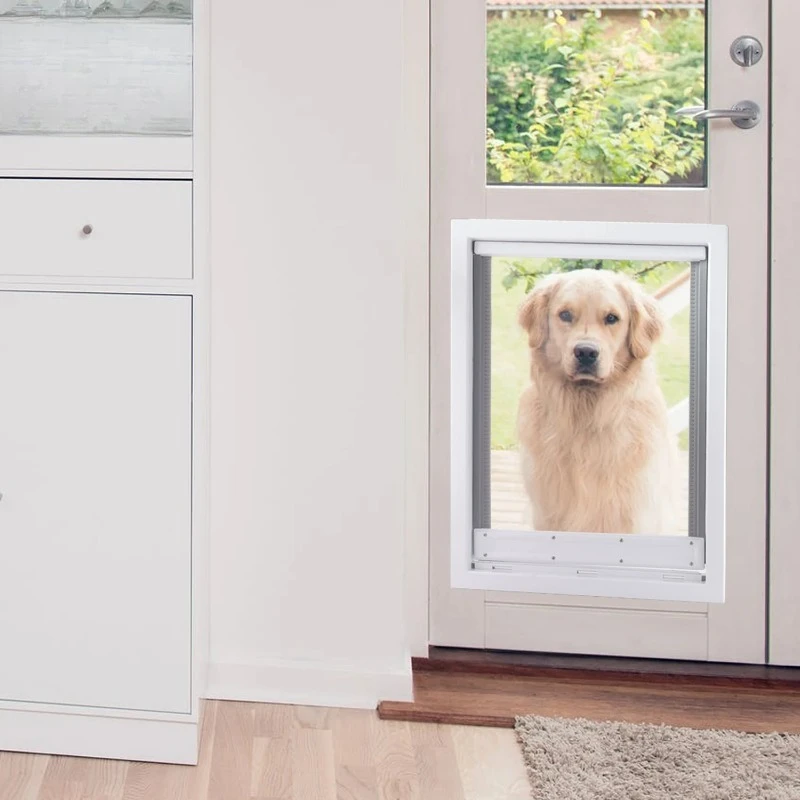 

Pet Dog Safety Door Factory High Quality Durable Microchip Pet Door for Dog