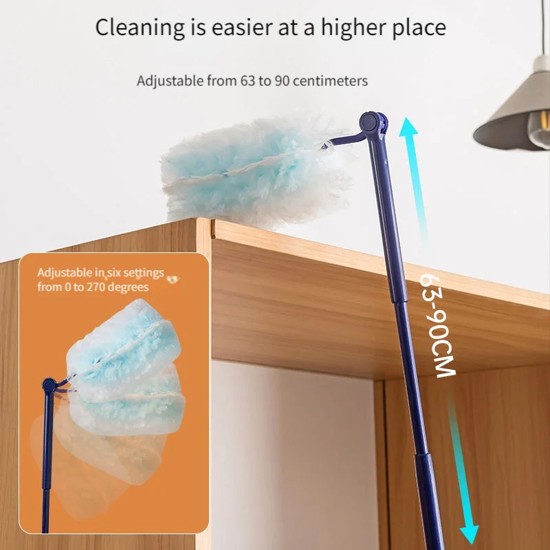 Dust duster Disposable household desktop cleaning duster non-woven extended fine fiber chicken feather electrostatic dust duster