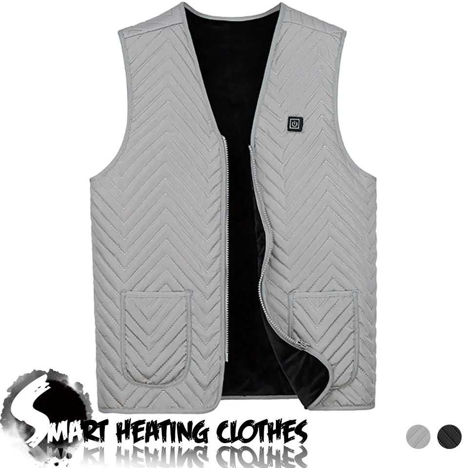 

Winter Outdoor Electric Heating Smart Heating Vest Hiking Cycling Climbing USB Self-heating Safe Lightweight Warmth Vest Clothes