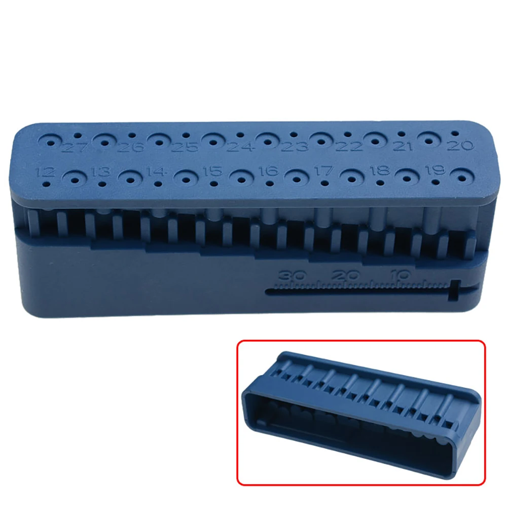 AZDENT Dental Endodontie Lineal Endo Wurzelkanalfeile Blockdateien Messtisch Zahnmedizin Werkzeuge Instrument – Detail 6