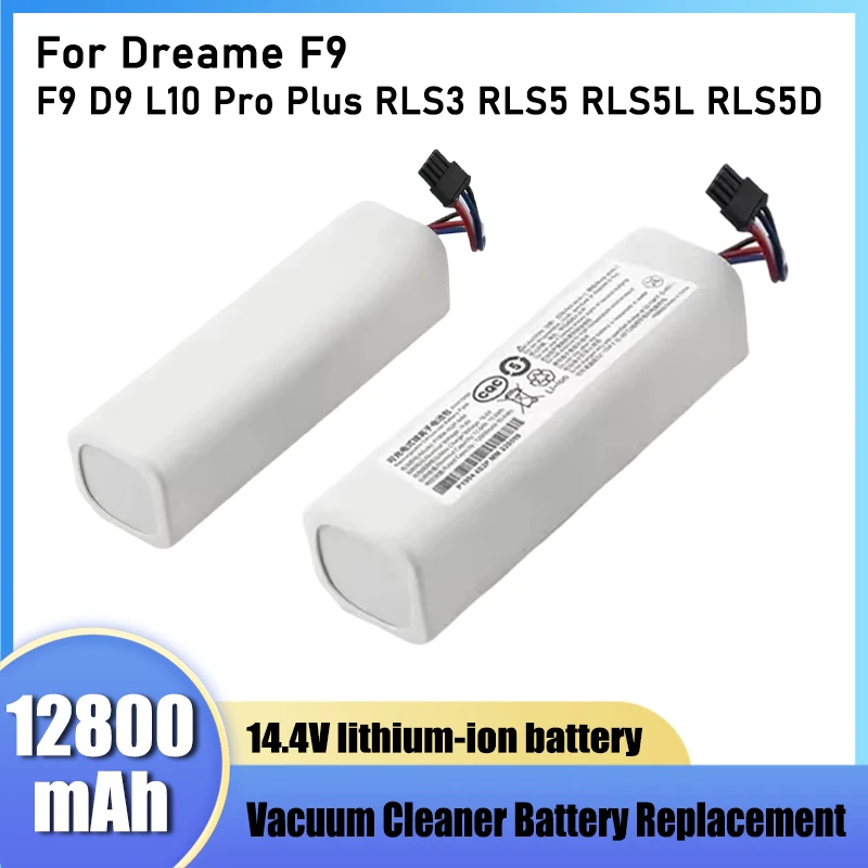 For Dreame F9 D9 L10 Pro Plus S10 S20 Robot Vacuum Cleaner Rechargeable Lithium ion Battery Pack 14.4V Lithium ion Battery Pack