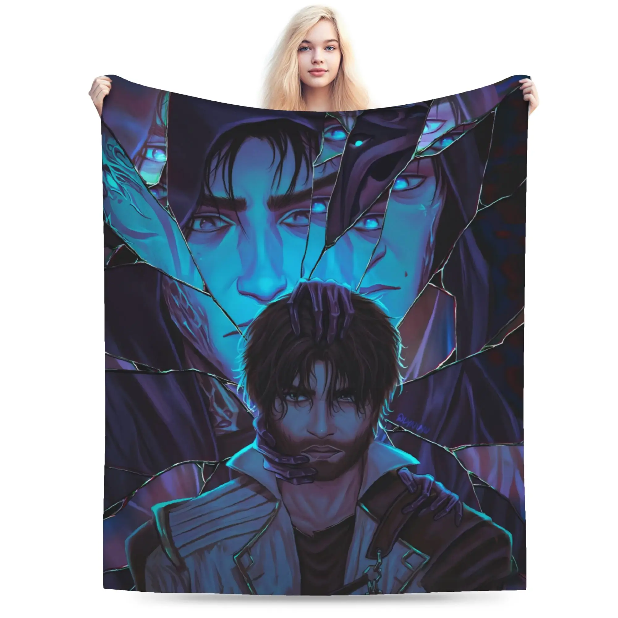 Vi Jayce Caitlyn Viktor Jesus Sevika Arcane بطانية فائقة النعومة ثلاثية الأبعاد طباعة رمي بطانية الشتاء الأريكة كرسي المفرش الجمالي #1