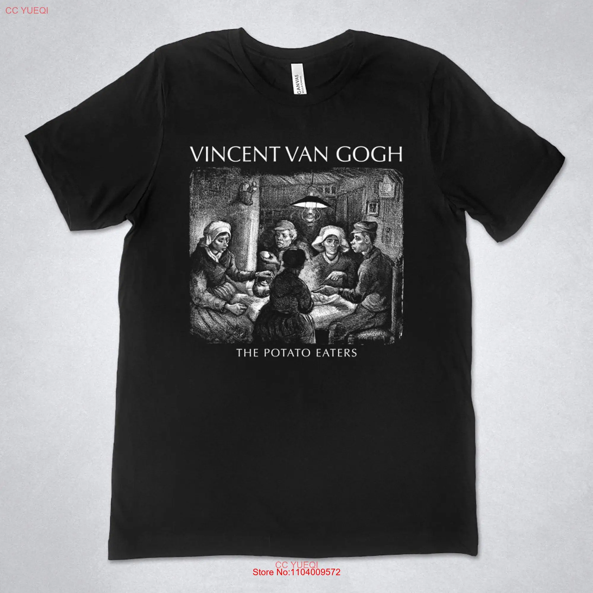 VINCENT VAN GOGH t shirt The Potato Eaters 1885 Impressionism Realism Art gift long or short sleeves