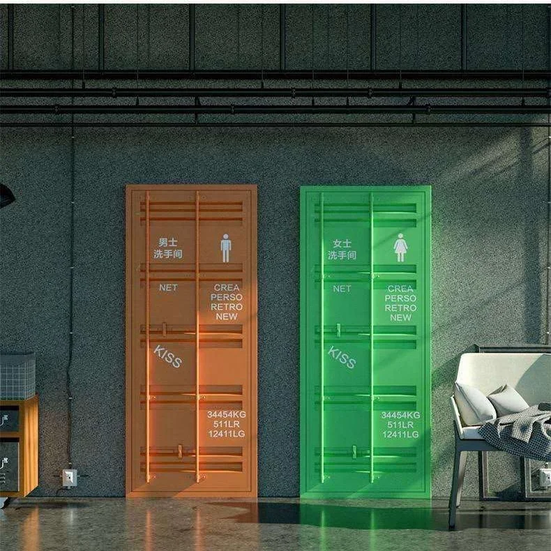 Custom Made Size Container Style Multi Use Metal Office Door