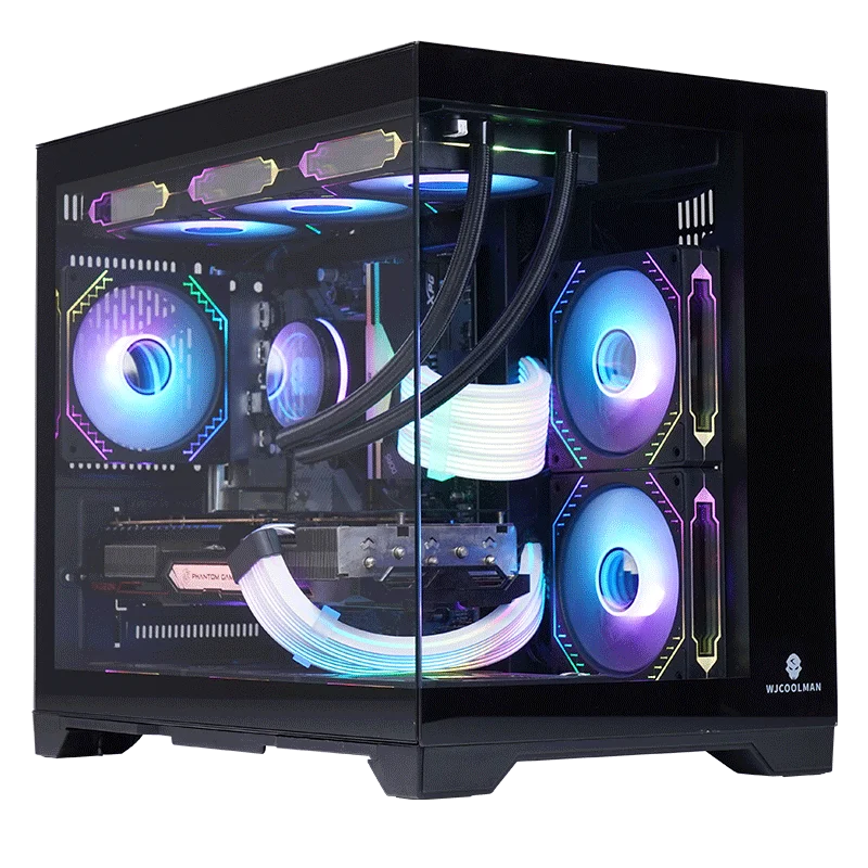 

WJCOOLMAN Lonely Warrior Secluded Warrior Room Computer Case Supports 360 Water Cooling / M-ATX Motherboard