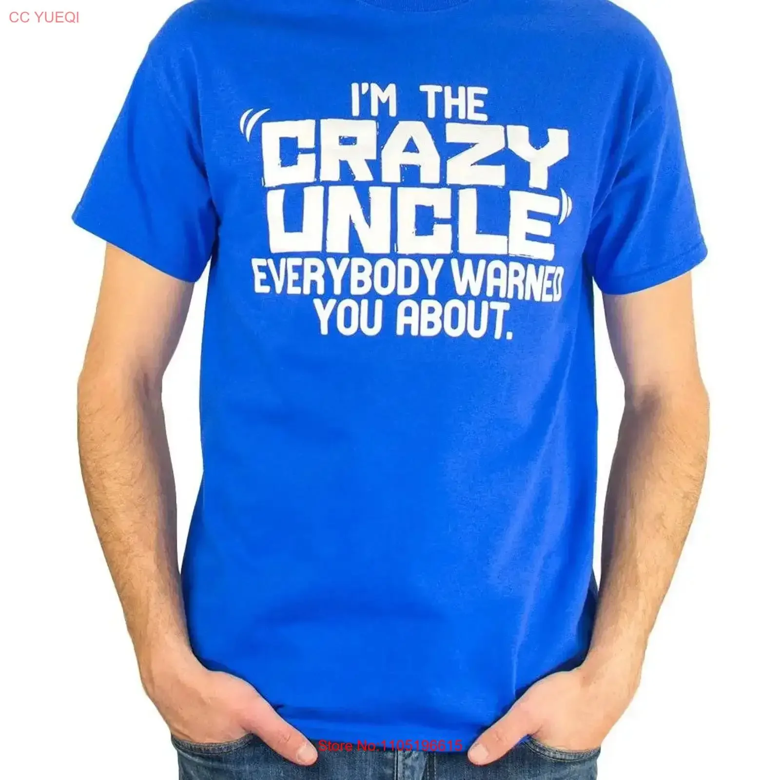 

s For Uncle I'm The Crazy Everybody Warned You About Футболка Baby Announcement Pregnancy Brother Family Мужская винтажная стираная футболка