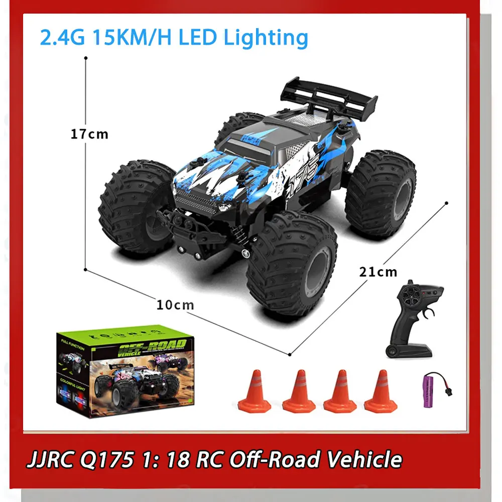 Nowy samochód RC 2.4G z oświetleniem LED 4-kanałowy pilot zdalnego sterowania Drift Cars Off Road RC Racing Cars Zabawki dla dzieci Świąteczne