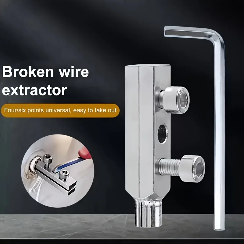 New Faucet Angle Valve Broken Screw Extractor Upgrade Tool, Specifically Designed for Plumbers to Repair Broken Water Pipes, Suitable for Ppr and Ppe Pipes, Includes Drilling and Tapping Kits, Is a Practical Home Repair Tool.