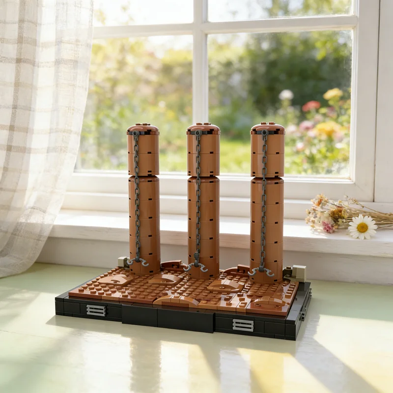 551pcs MOC Star Battle Sandy Executions Updated Model Building Blocks Architecture Christmas Gifts Education Idea Toy Brick Kids