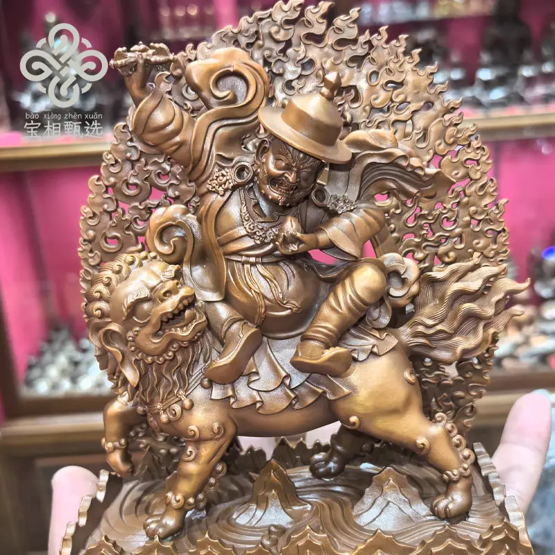 Shan Jian Dharma Protector Vajra Pure Copper Gilt Buddha Statue Copper Treasure Phase Selection t1 Tibetan Tantra Buddhist Hall