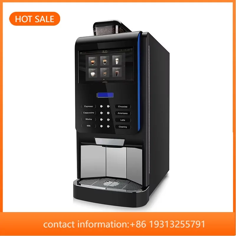 

【Best-selling】10.1 Inch Screen MDB Card Payment Automatic Bean To Cup Commercial Coffee Vending Machine