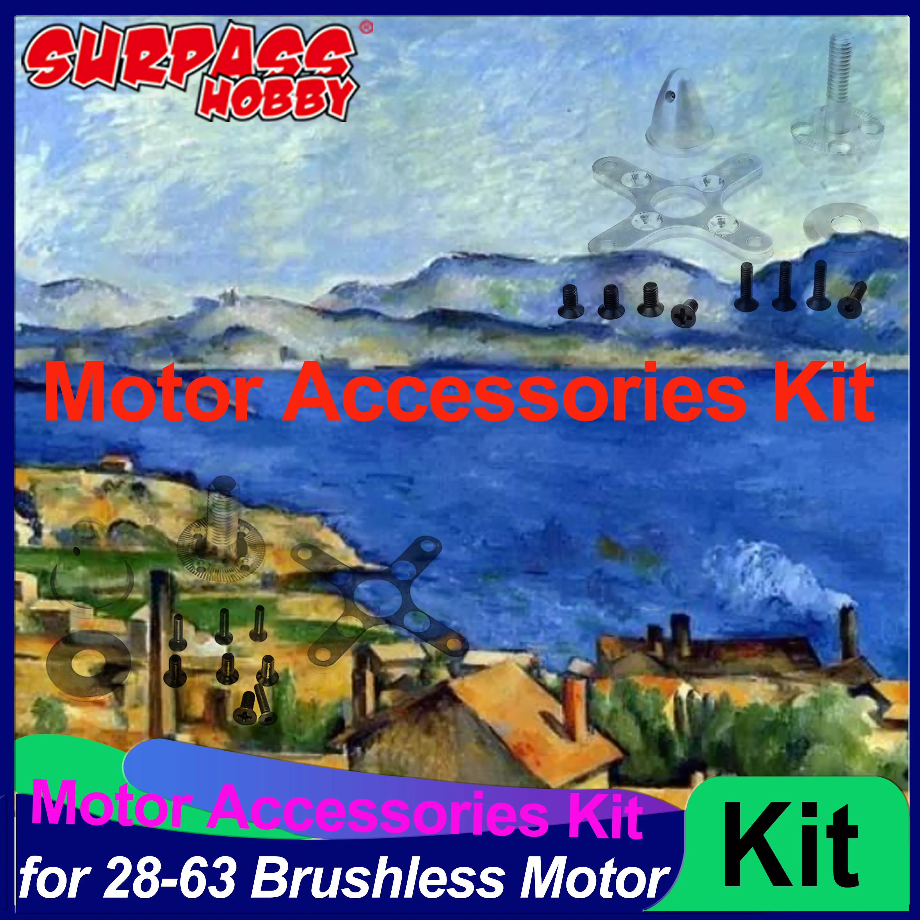 

SURPASS HOBBY Brushless Motor Accessories Kit 2830 3530 3542 4250 5055 5065 6354 for RC FPV Drone Fixed Wing Quadcopter Parts