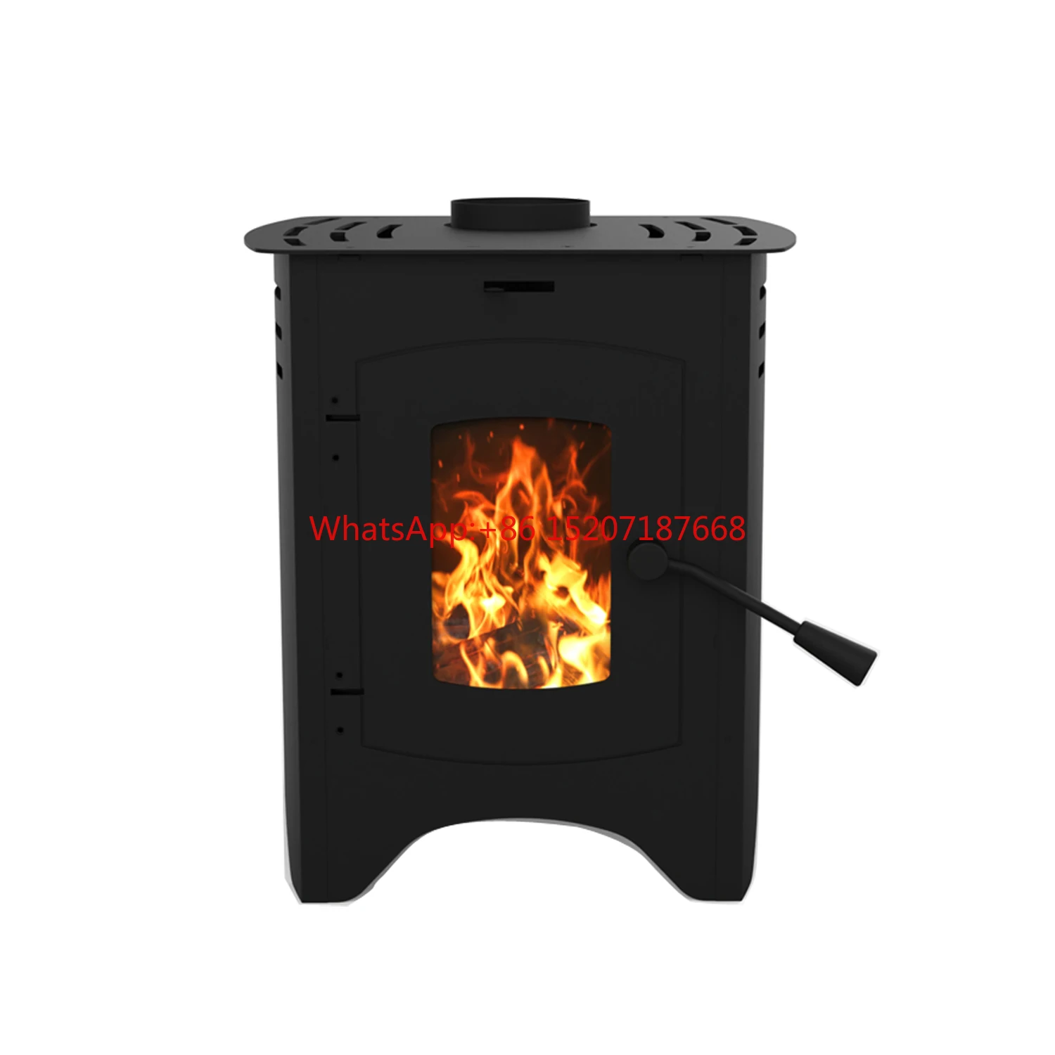 

R0704A durable smokeless small tiny wood burning stove freestanding modern mini wood stove for rv cabin tent