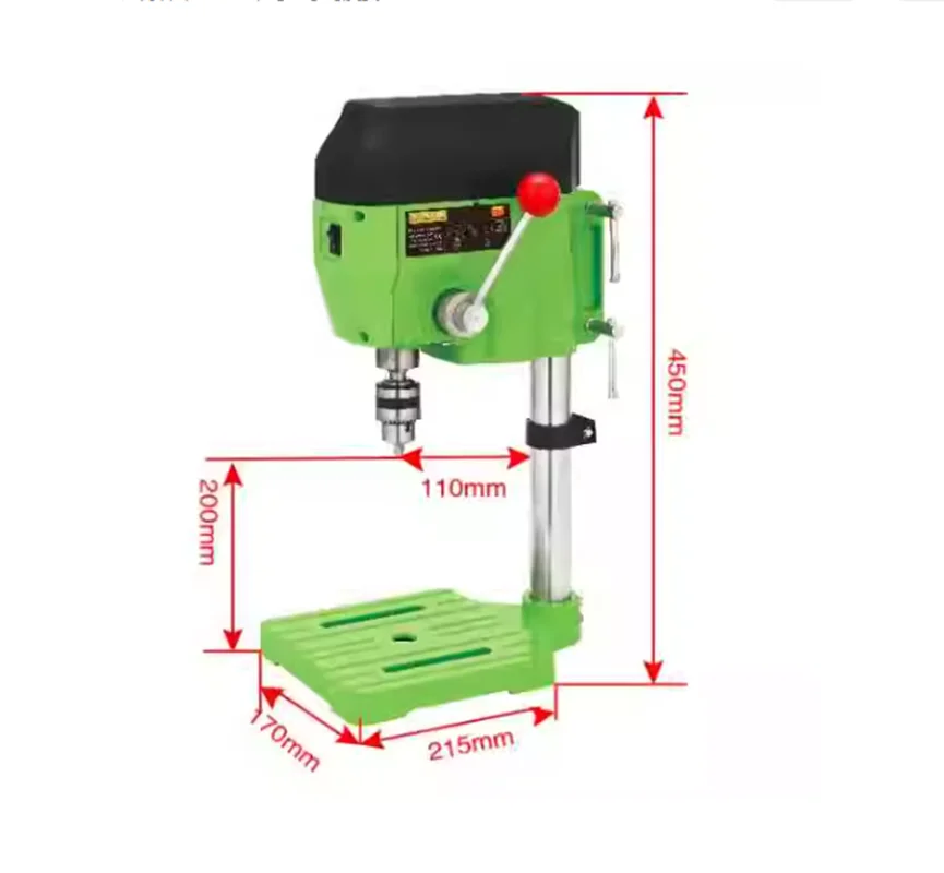 Free Shipping High Variable Speed Bench Drill Press 480W Drilling Machine Drilling Chuck 1-10mm For DIY Wood Metal Electric Tool