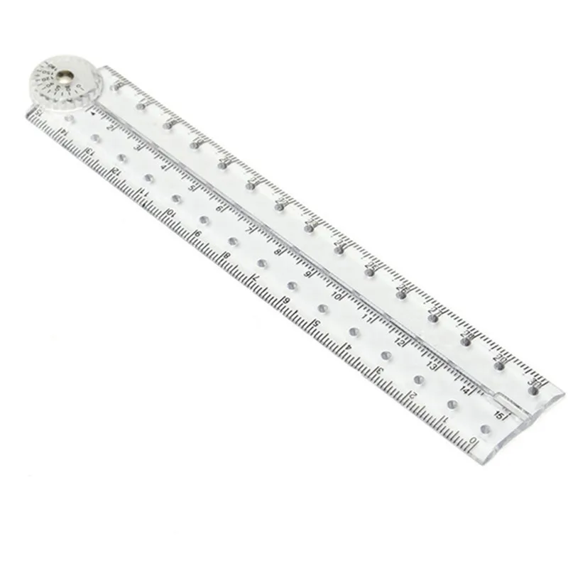 5 pcs/lot Clear Transparent Plastic Acrylic Folding Straight Rulers 30Cm Drawing Tools Student Stationery School Accessories