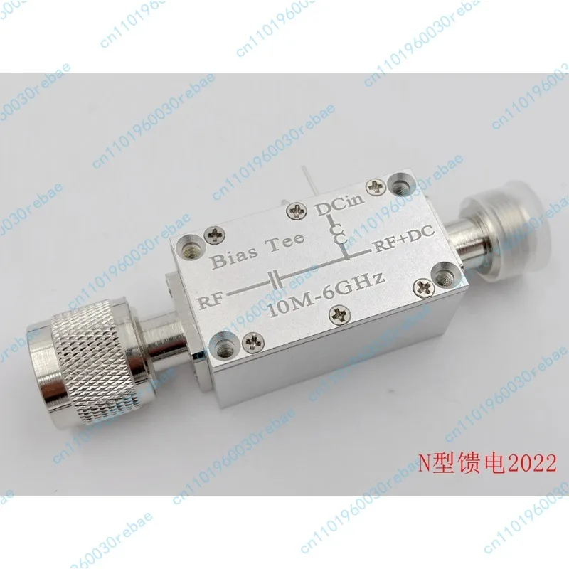 N-head RF Feeder RF DC Blocker Bias Tee Feeder 10MHz-6GHz