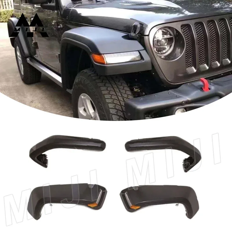 High Quality Nice Price Car Auto Parts High Wheel Front Eyebrow Accessories For Wrangler JK JL