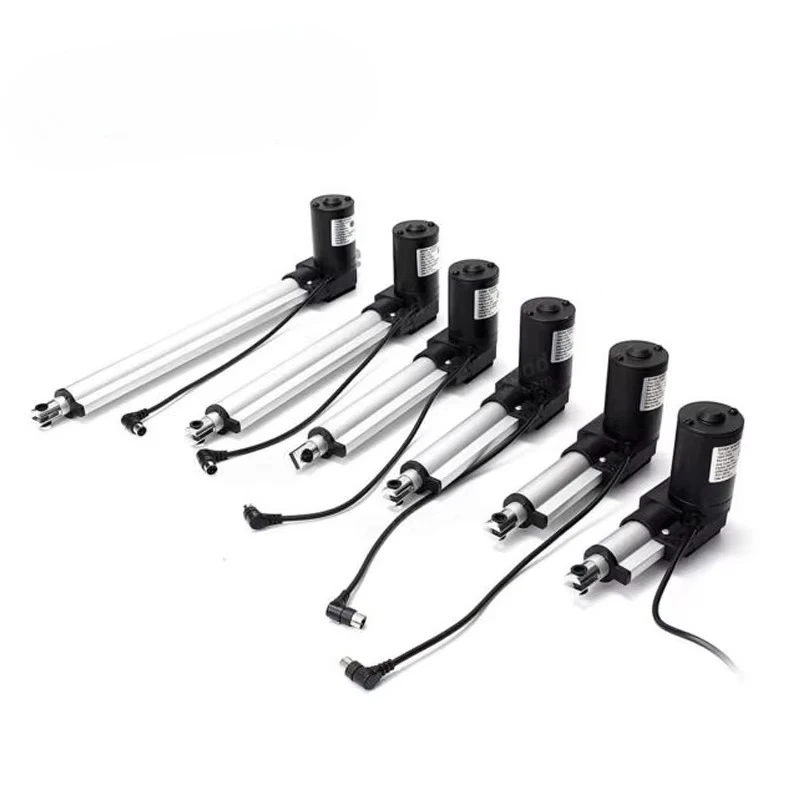 Permanent Magnet Motor Drive Linear Actuator DC 24V 6000N Load 100mm Stroke With Bulit-in Limit Switch for Boiler