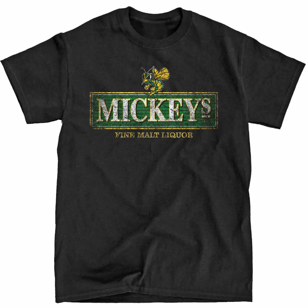 Mickeys Beer 40 Malt Liquor Black T Shirt