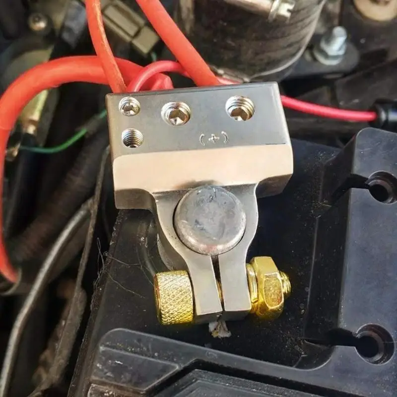 G7NA Universal Car Battery Terminal Connectors 0/4/8/10 Gauge AWG Positive Negative