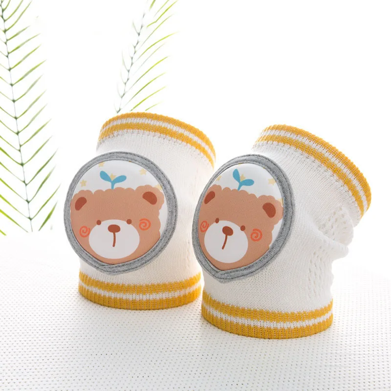 New Cartoon Animal Baby Kneepad Cotton Breathable Newborn Boy Girl Crawling Knee Protector Anti Fall Kids Knee Pads 0-4 Years