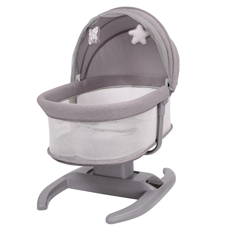 

Mastela Newborn Soothing Cradle Multi-Dimensional Baby Cradle Bed with Adjustable Backrest Durable Plastic Material
